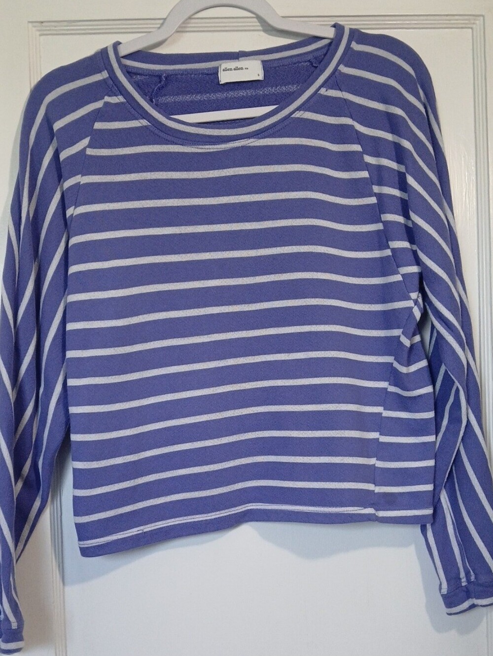Allen Allen Small Striped Sweater Top